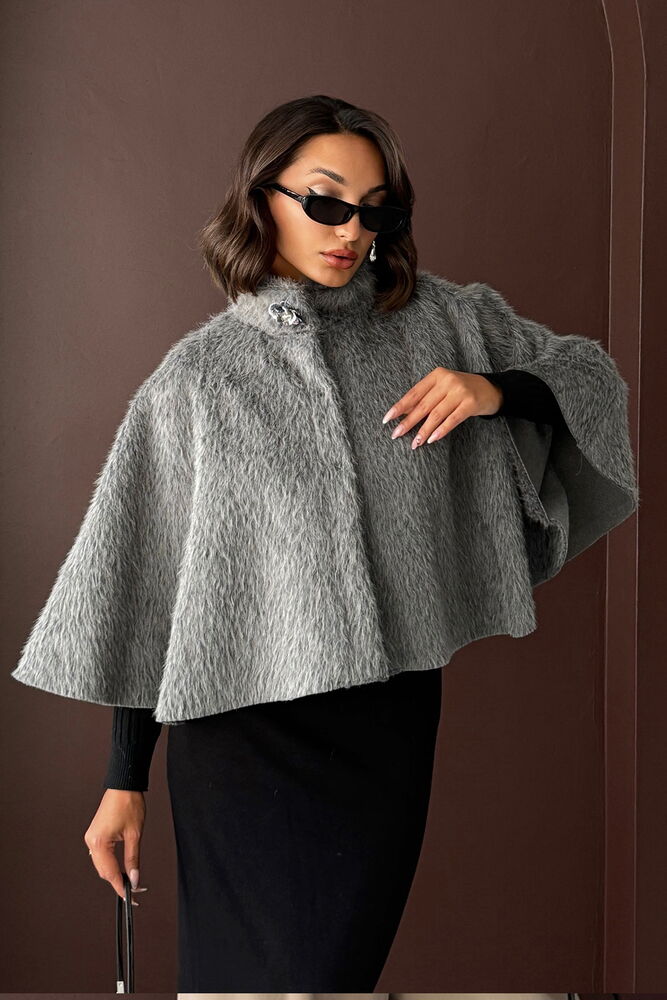 Topshow  Toptan Cape Model Gri Panço – Şık ve Modern Duruş  | F1983