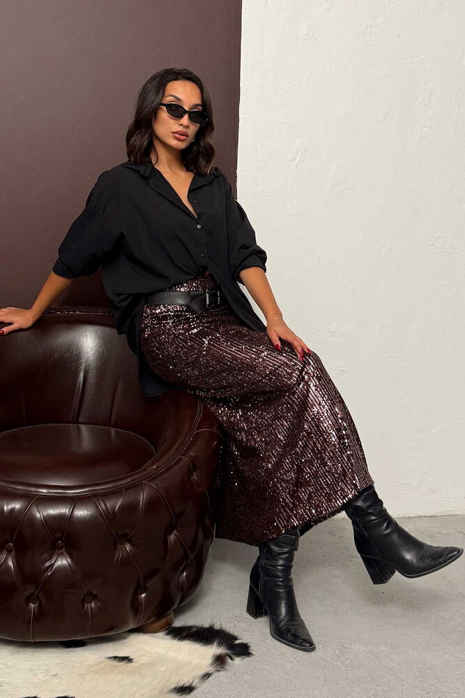 F 1977 PULLU ETEK - KOYU KAHVE