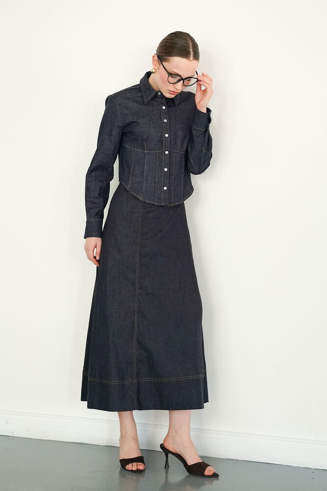 F 2085 KOT UZUN ETEK - LACİVERT