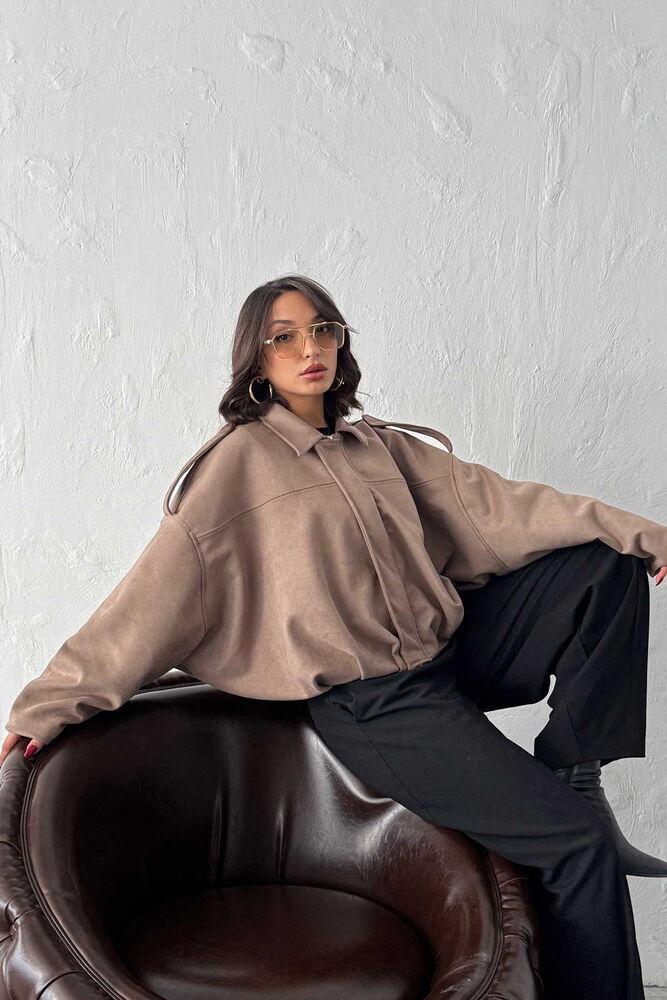 F 2017 SCUBA SÜET MONT - AÇIK KAHVE