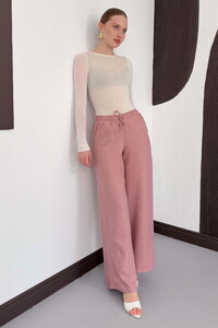 Topshow Pudra Keten Toptan Pantolon