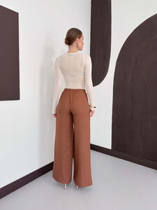 Topshow Kahve Toptan Pantolon #5