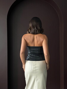 F 2036 SUNİDERİ FERMUARLI YELEK - SİYAH #5