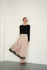 D 2930 DANTEL DETAYLI SATEN ETEK - TAŞ #2