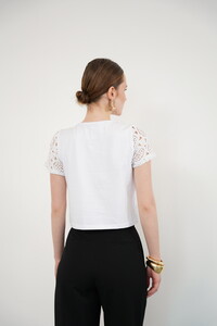 Topshow Ham Güpür Abiye Toptan Bluz #5