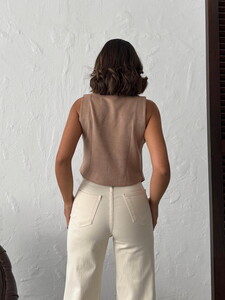 Topshow Vizon Süet Toptan Yelek #5