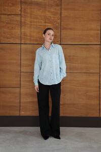 F 2079 KORDENELİ GÖMLEK - MAVİ #3