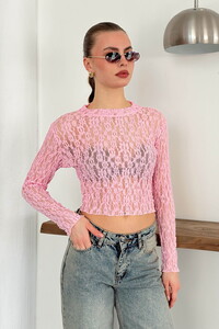 Dante  Abiye  Bluz - Pembe | Topshow | F1886