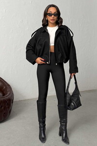 F 2047 KAŞE MONT - SİYAH