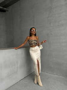 Topshow L. Sacaklı Leopar Desenli Toptan Büstiyer #3