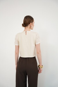 Embroidered Lace Blouse - Raw | Topshow #5