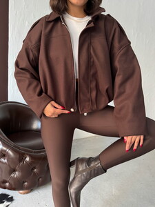 F 2047 KAŞE MONT - KAHVE #3