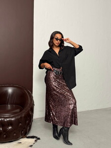 F 1977 PULLU ETEK - KOYU KAHVE #3