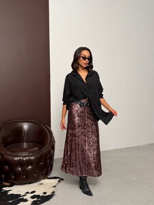 F 1977 PULLU ETEK - KOYU KAHVE #2