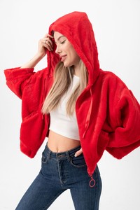 Peluş Toptan Mont - Kırmızı | TOPSHOW