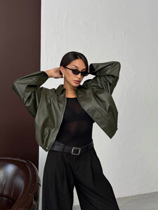 F 2035 SUNİ DERİ MONT - HAKİ #2