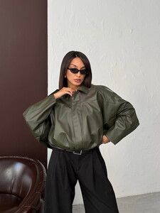 F 2035 SUNİ DERİ MONT - HAKİ #3