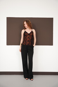 Dantel Askılı Toptan Bluz - Siyah | D2933 - Topshow #3