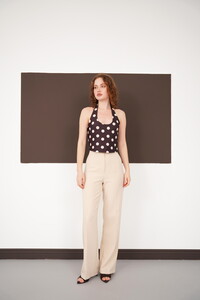 Puantiyeli Toptan Büstiyer - Kahverengi | D2948 - Topshow #3