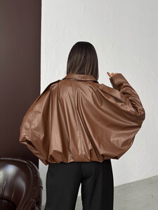 F 2035 SUNİ DERİ MONT - KAHVE #5