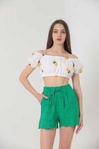 Topshow Ananas Meyve Nakışlı Toptan Büstiyer #1