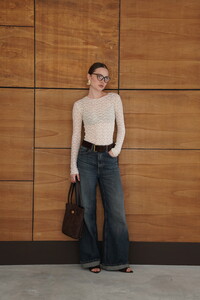 F 2092 DANTEL  BLUZ - KREM #3