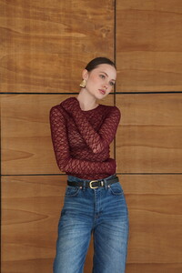 F 2092 DANTEL  BLUZ - MÜRDÜM #2