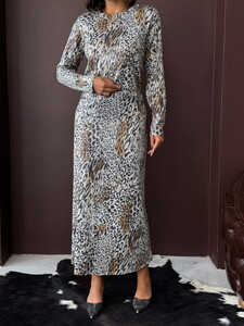 Trend Leopar Desenli Etek - Günlükten Geceye Şıklık- AÇIK LEOPAR #2