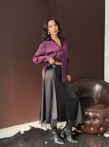 F 2062 SATEN GÖMLEK - MÜRDÜM #2