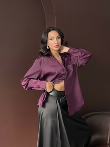 F 2062 SATEN GÖMLEK - MÜRDÜM #3