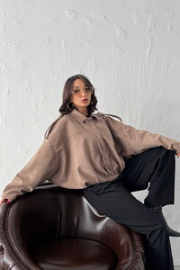 F 2017 SCUBA SÜET MONT - AÇIK KAHVE #1