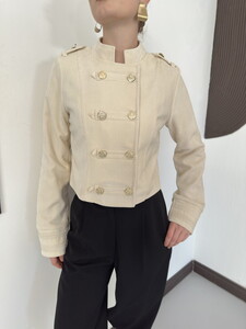 F 2134 GOLD DÜĞMELİ APOLET DETAYLI CEKET - TAŞ #4