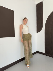 D 3134 PULLU FİLE PANTOLON - HAKİ #3