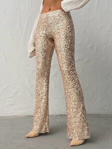 Topshow  | Pullu Pantolon - Taş | D2936 #4