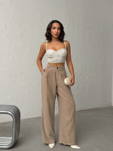 Topshow  | Pulpayet Abiye Toptan Büstüyer - Taş | F2063 #2