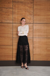 F 2074  FIRFIRLI  DANTEL ETEK - SİYAH #2