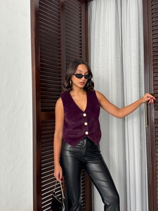 Topshow - Toptan Peluş Yelek- MÜRDÜM #2