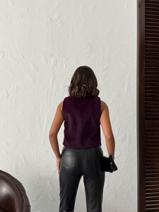 Topshow - Toptan Peluş Yelek- MÜRDÜM #5