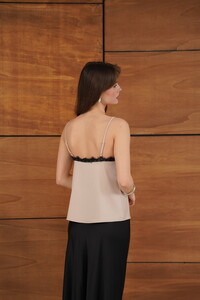 D 2929 DANTEL DETAYLI SATEN ATLET - TAŞ #5