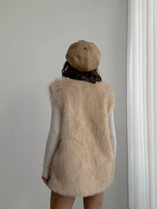  Yapay Kürk Kadın Toptan Yelek – Yumuşak Dokulu - TAŞ #5