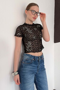 D 3007 GÜPÜR T SHIRT - SİYAH #1