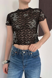 D 3007 GÜPÜR T SHIRT - SİYAH #4