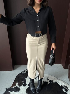 Topshow Taş Deri Toptan Etek #4