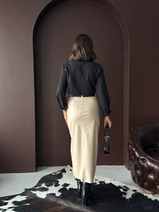 Topshow Taş Deri Toptan Etek #5