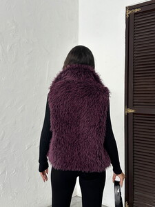 Yapay Kürk Kadın Toptan Yelek – Fermuarlı, Yumuşak Dokulu  - MÜRDÜM #5