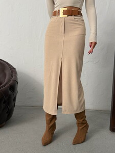 F 2033 FİTİLLİ KADİFE ETEK - TAŞ #4