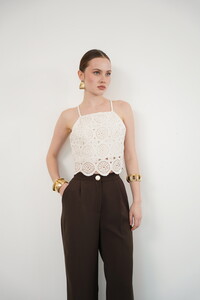 Güpür Askılı Büstiyer - Ham | Topshow #3