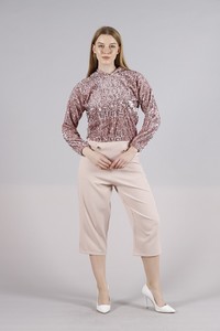 Topshow Pudra Pullu Kadife Toptan Sweat #4