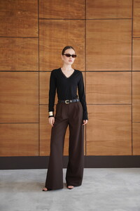 F 2088 YAKASI DANTEL DETAYLI SWEATSHIRT - SİYAH #3