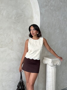 D 2766 DANTEL KOLSUZ BLUZ - AÇIK TAŞ #2
